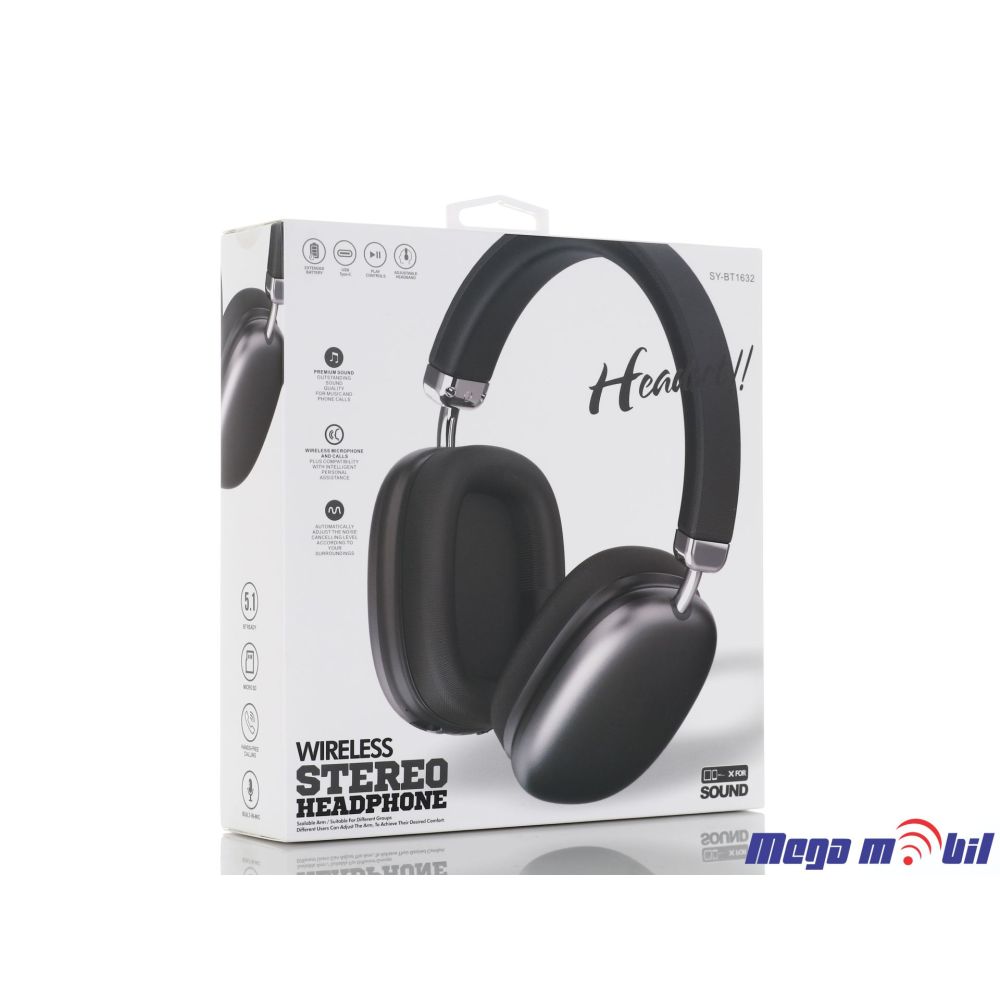 Slusalki Bluetooth SY-BT1632 black