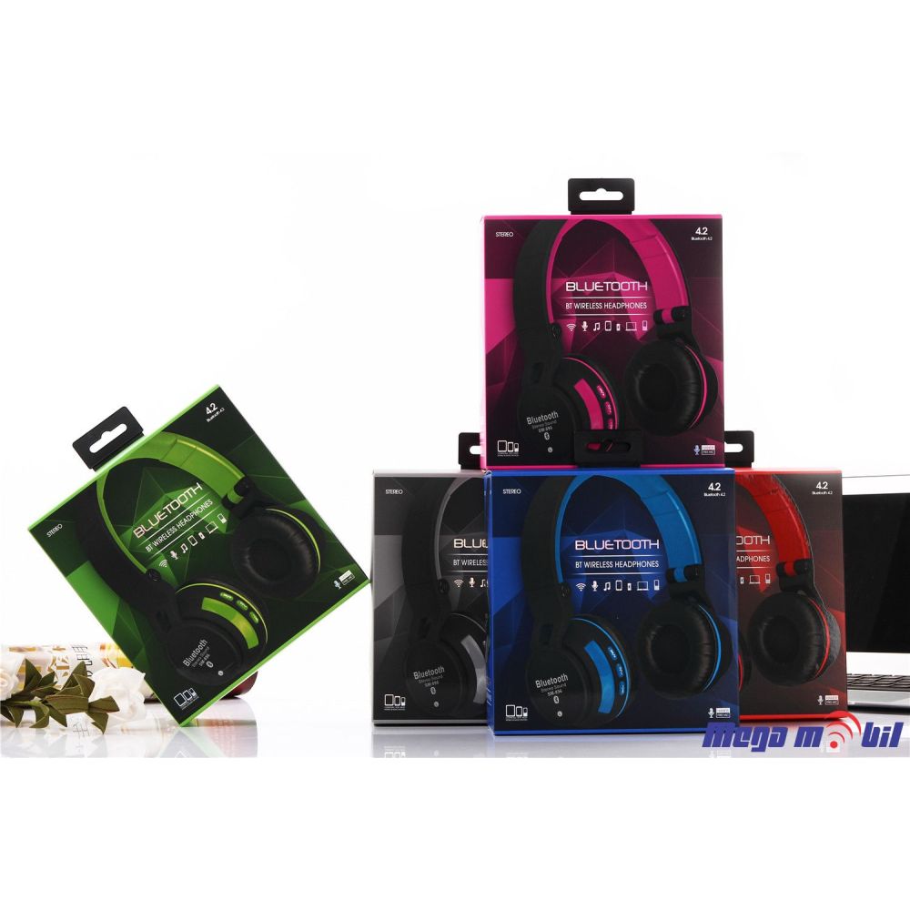Slusalki Bluetooth SY-BT896 green
