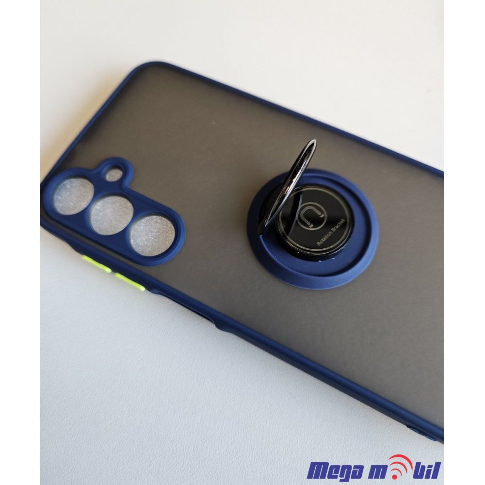 Futrola Samsung A25/ A256B Matte Magnetic Ring blue