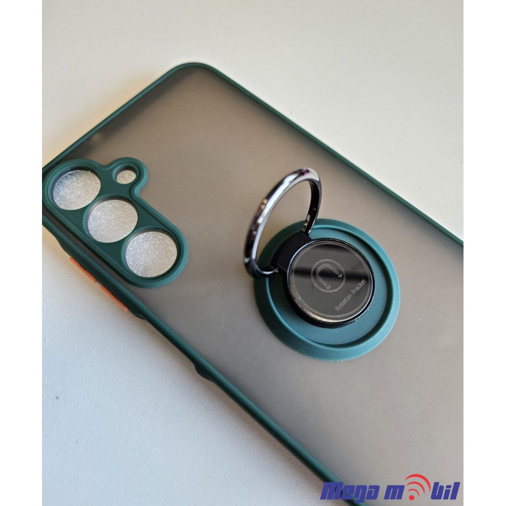 Futrola Samsung A25/ A256B Matte Magnetic Ring green