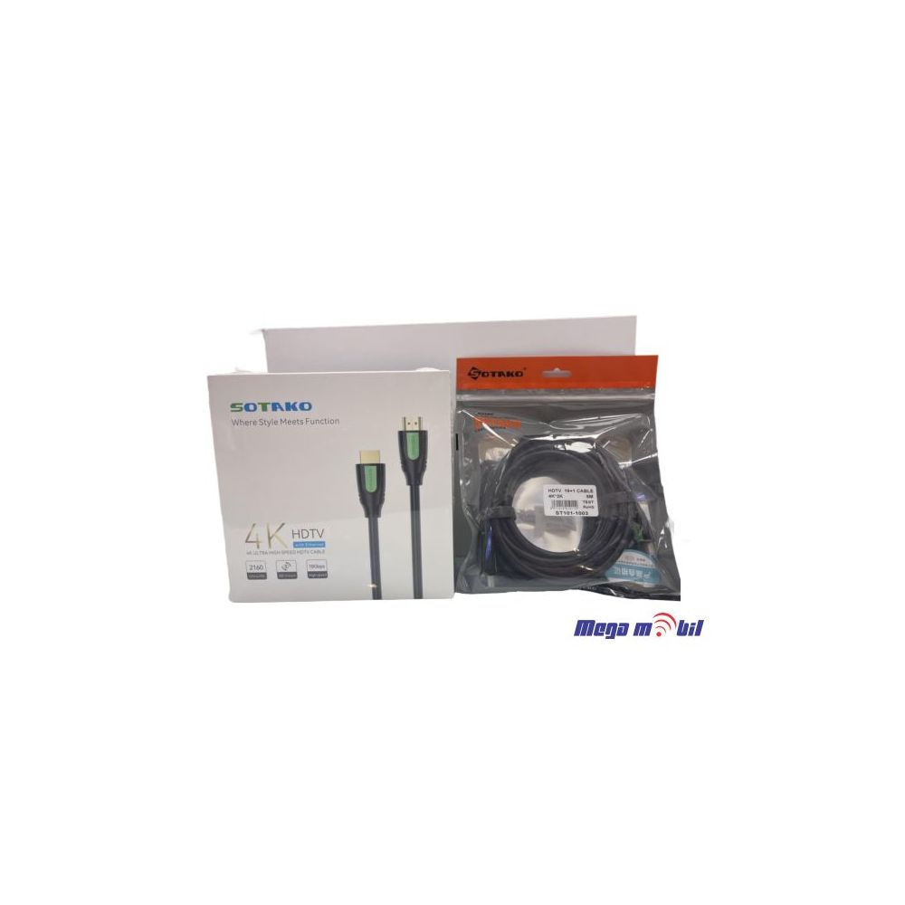 Kabel HDMI 1.5m 4K/60hz ARC Support