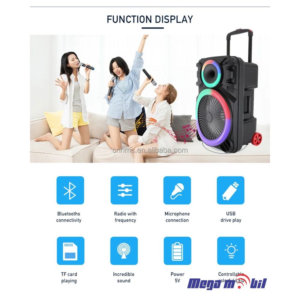 Zvucnik Bluetooth Karaoke ZQS12131