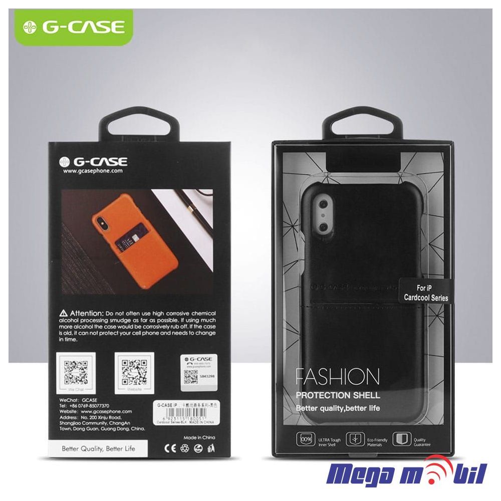 Futrola iPhone X /XS  G-Case leather  red  