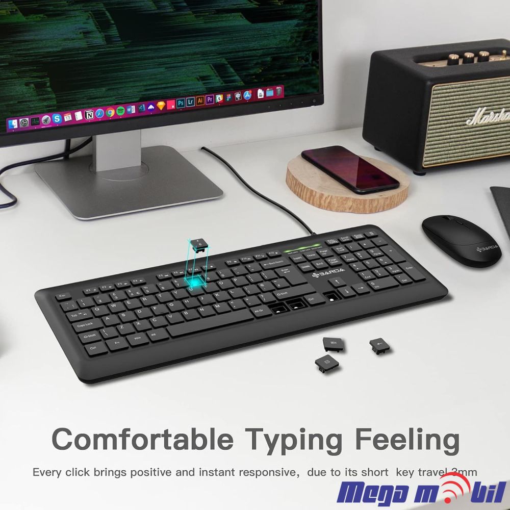 Tastatura za kompjuter SBARDA K46B USB