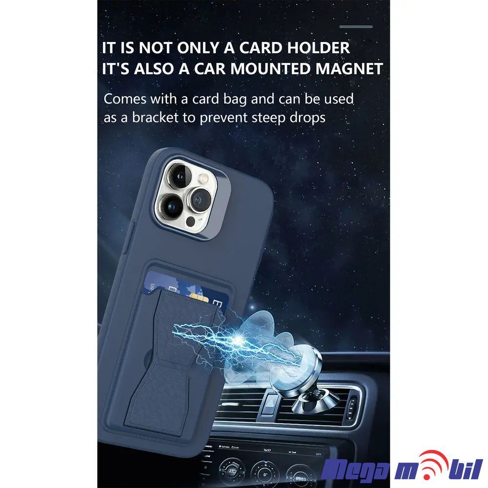 Futrola iPhone 15 Pro Max Silicon Pocket light blue