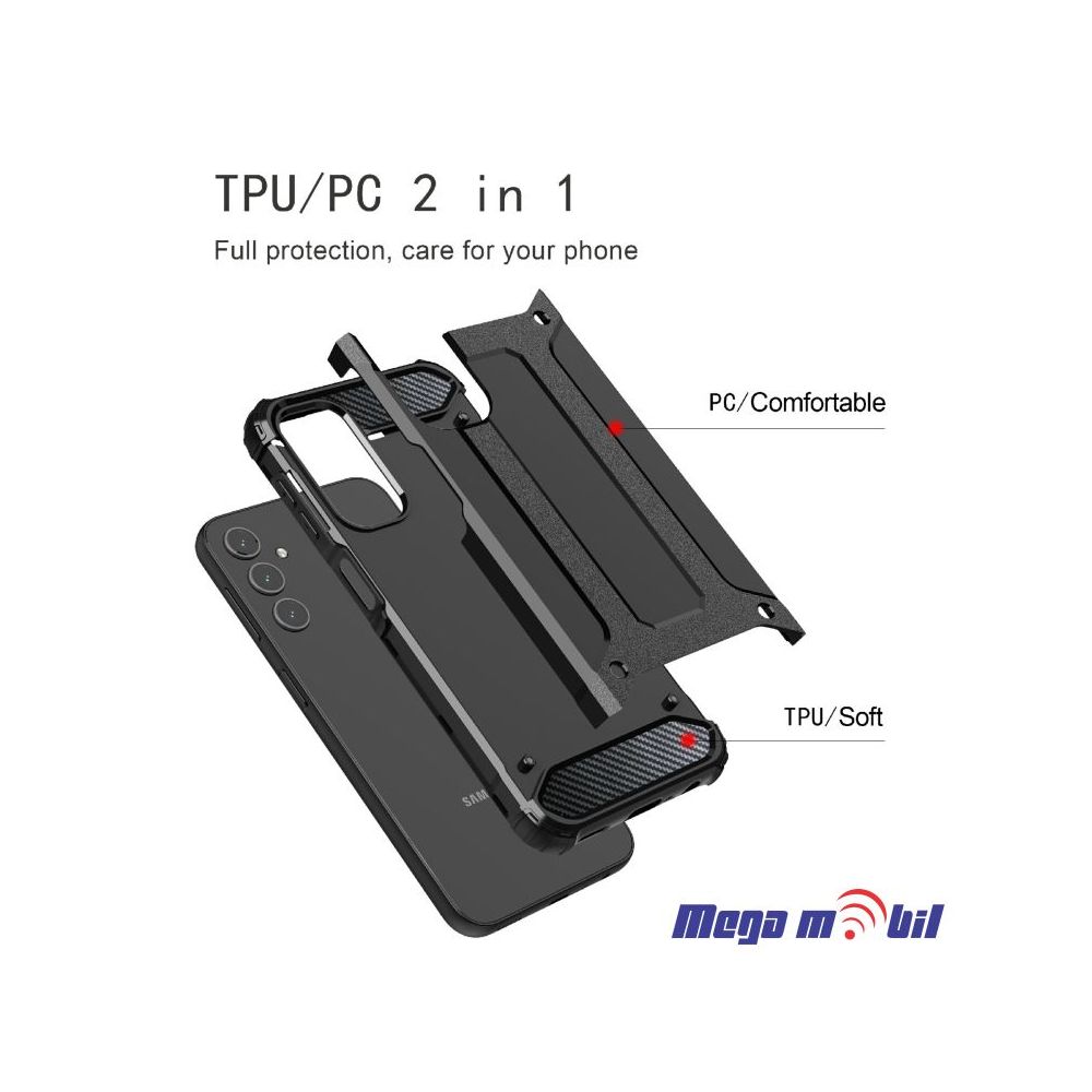 Futrola Samsung A15 5G/ A156B Heavy duty black