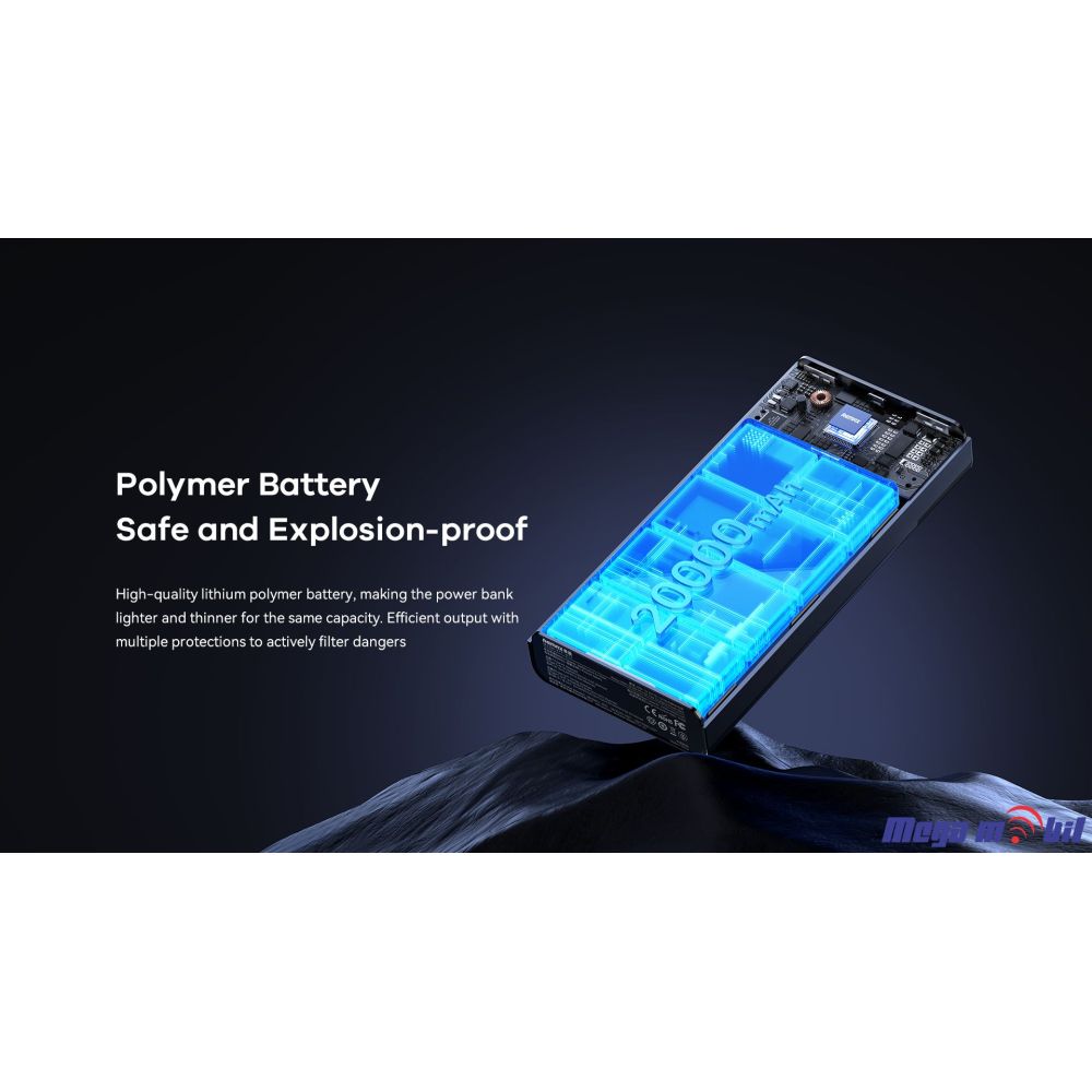 Baterija eksterna 20000mAh REMAX Reciuy RPP-672 FAST+PD white