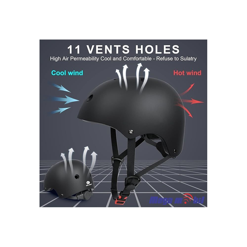 Kaciga za trotinet H01 XL Size black