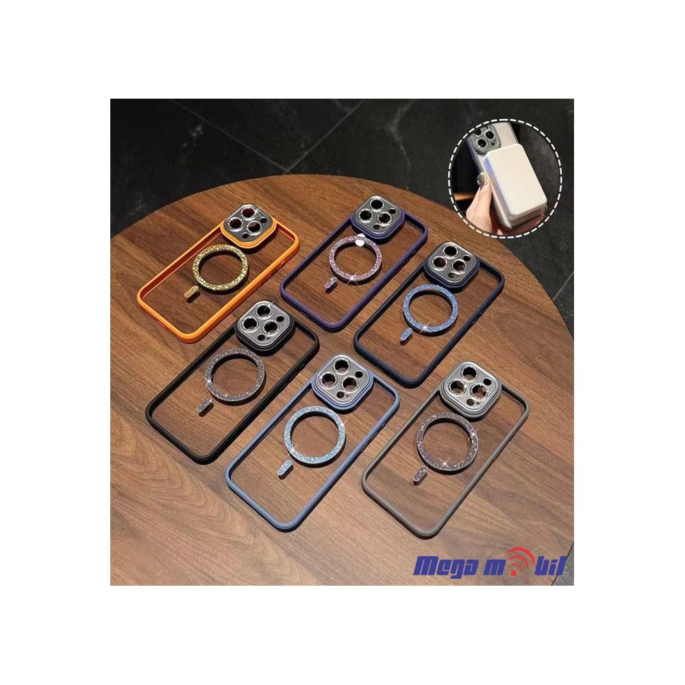 Futrola iPhone 15 Pro Magsafe Shining light blue