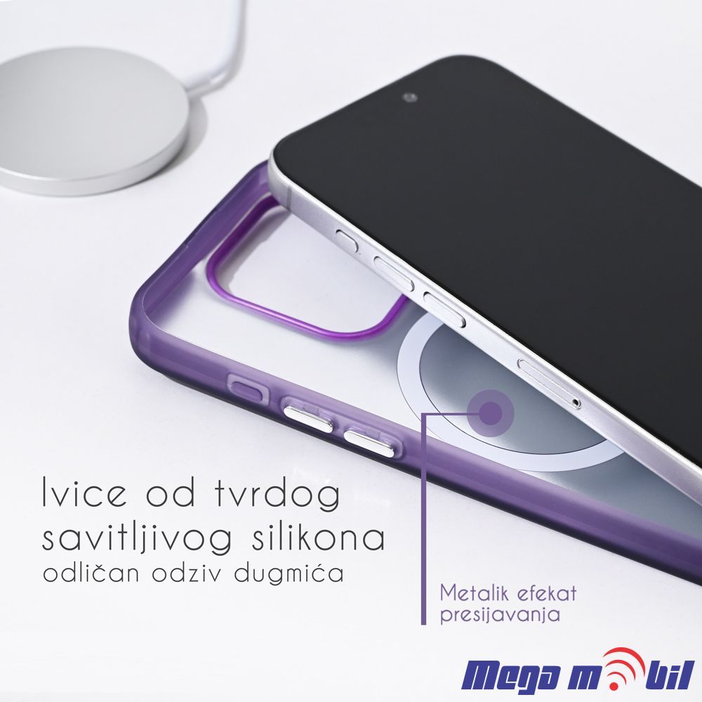 Futrola iPhone 15 Pro Magsafe Clear green