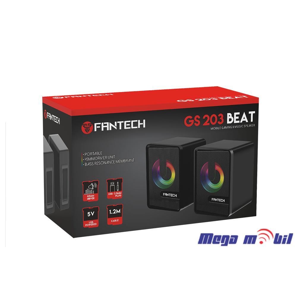 Zvucnici za kompjuter Fantech GS203 Beat white
