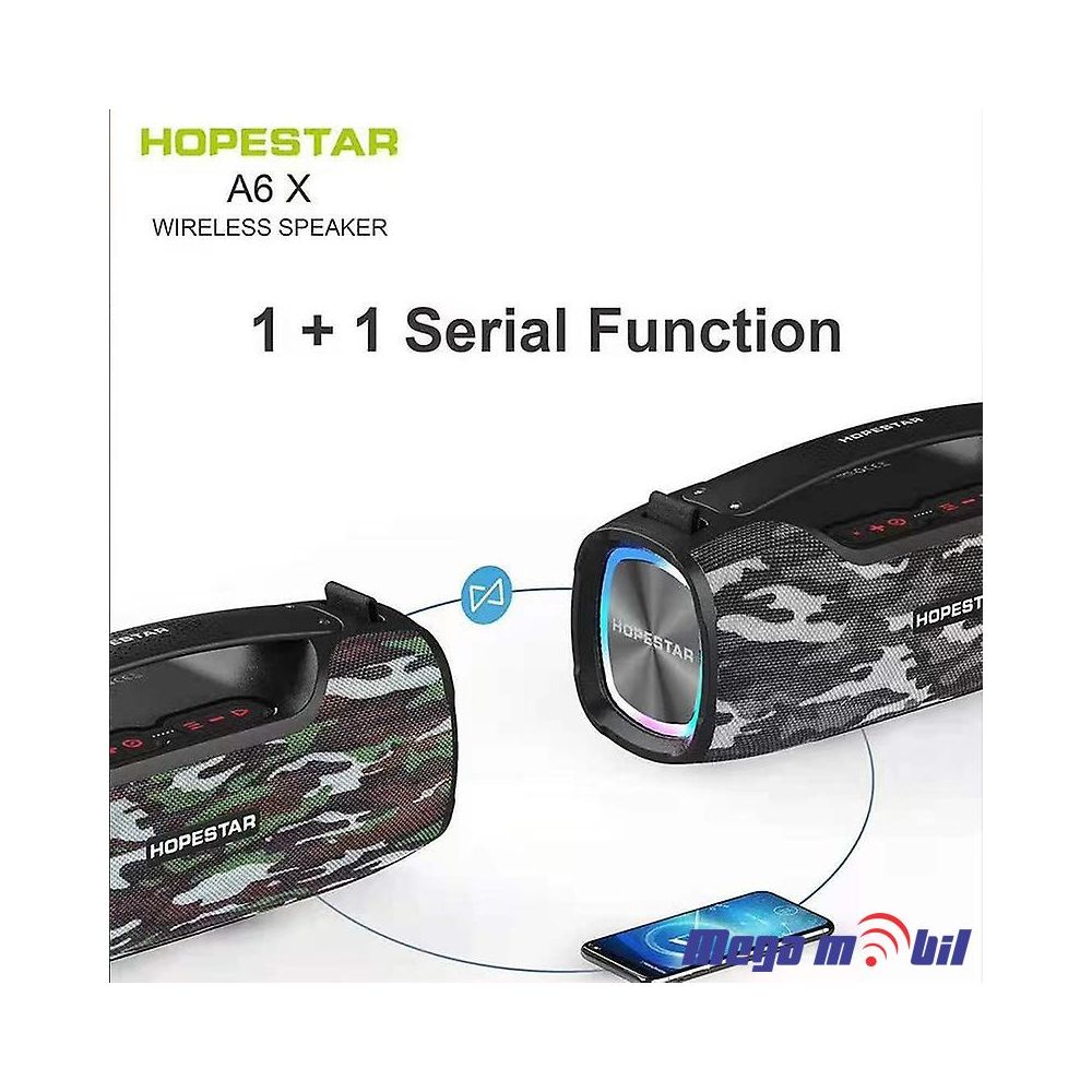 Zvucnik Bluetooth Hopestar A6X camouflage gray 