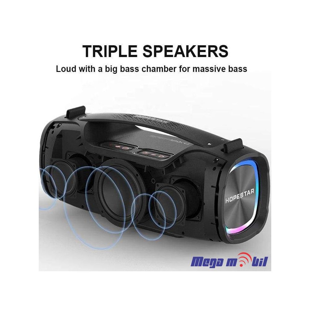 Zvucnik Bluetooth Hopestar A6X camouflage gray 