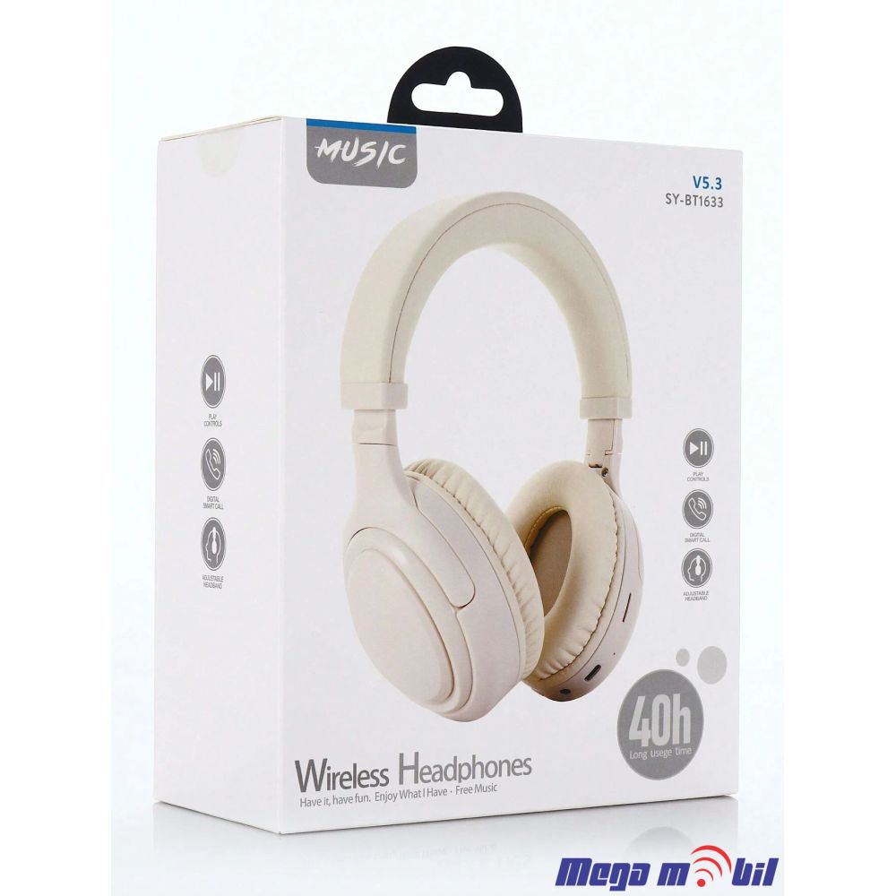 Slusalki Bluetooth SY-BT1633 white