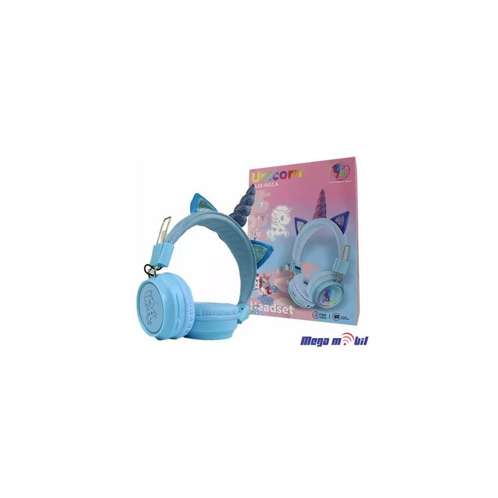 Slusalki Bluetooth Unicorn AH-902A blue.
