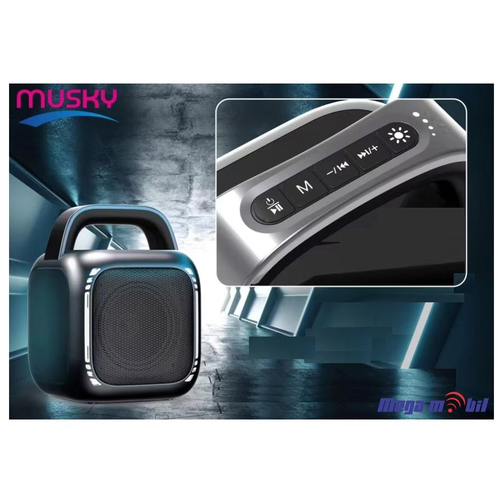 Zvucnik Bluetooth Karaoke MS6 so 2 mikrofona