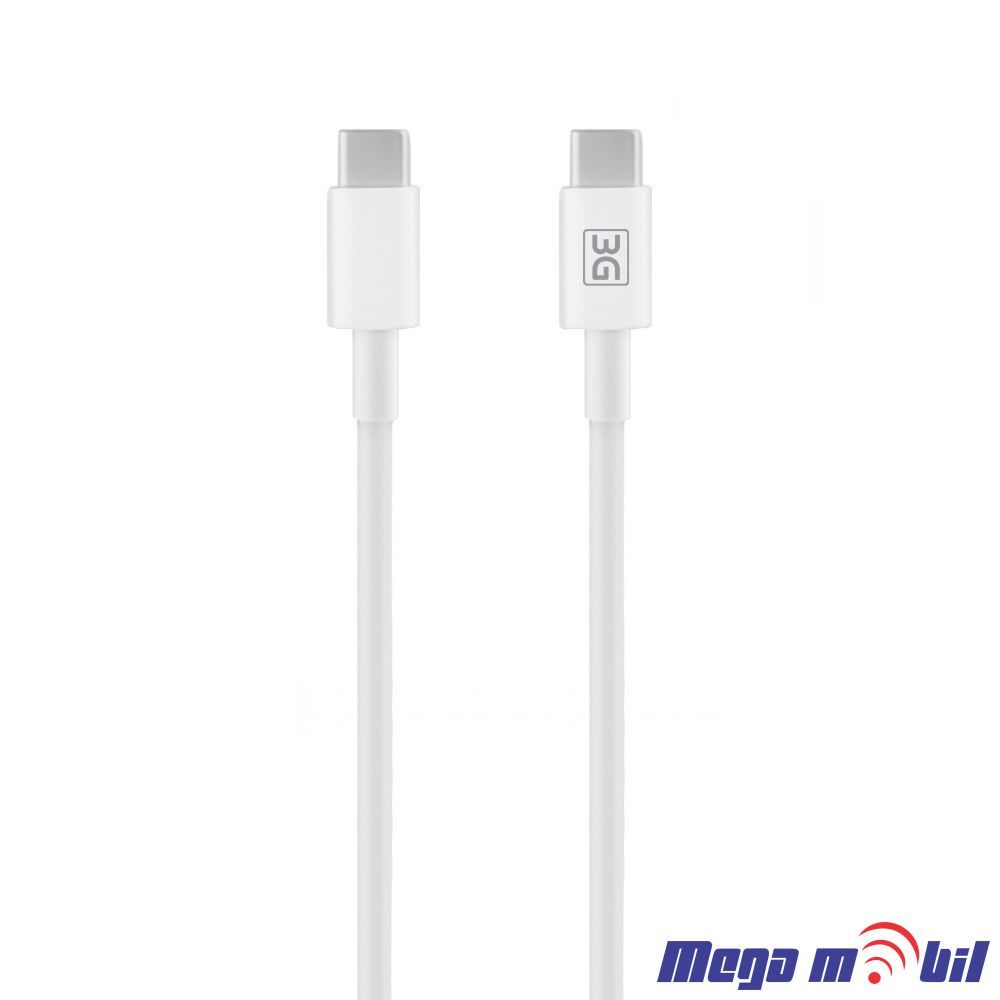 Data Kabel Type C PD L 3G 65W 1m FAST White