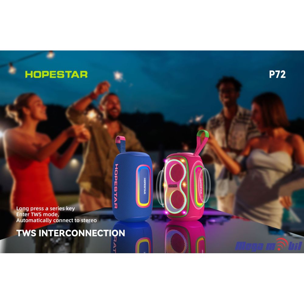 Zvucnik Bluetooth Hopestar P72 black