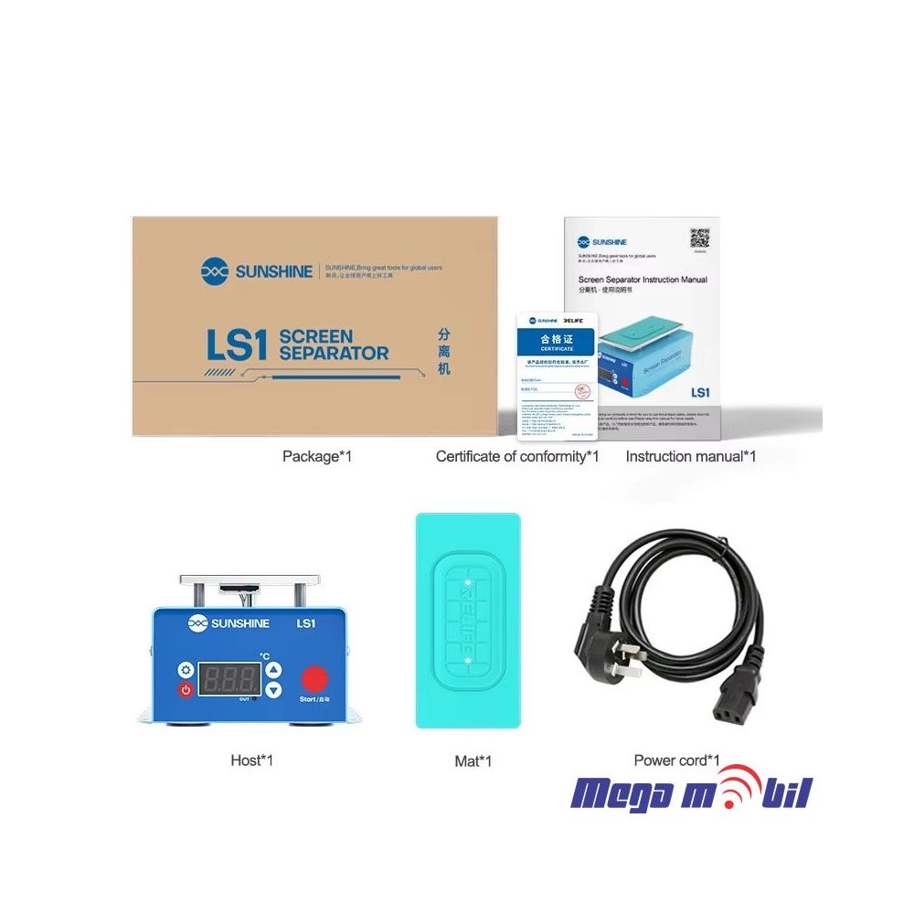 Separator za LCD so vakum LS1