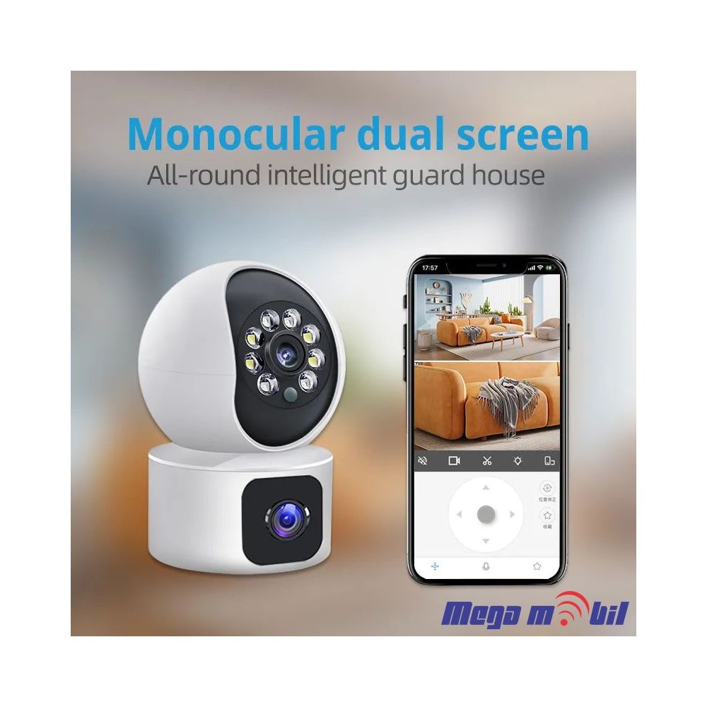 Kamera IP Y610A Pro Indoor WiFi + Network port 3 Megapixel 