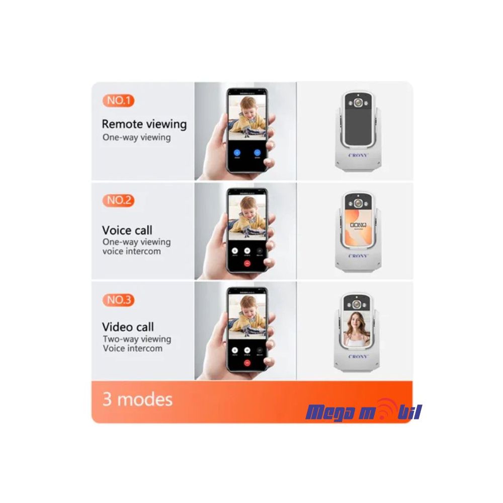 Kamera IP CY-C21 Indoor WiFi 2 Megapixel Video call 