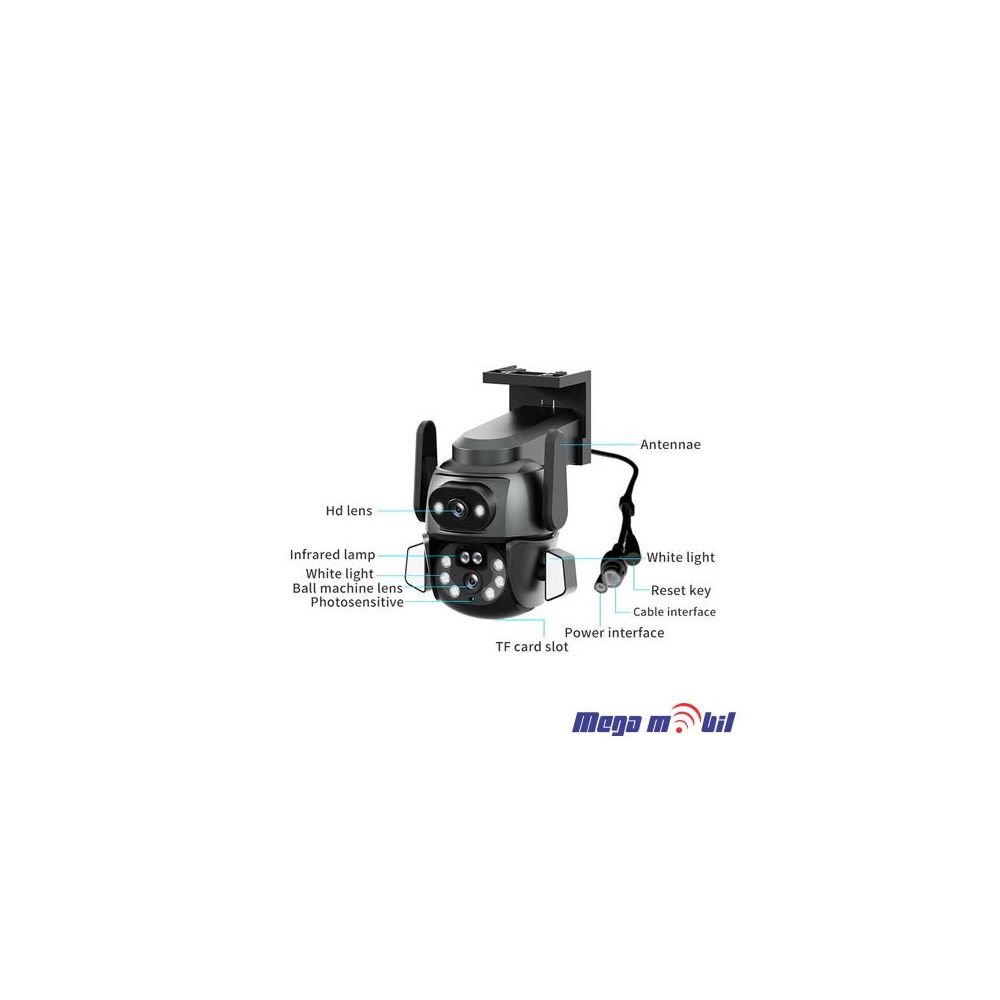 Kamera IP TY-Q821 Outdoor WiFi 4 Megapixel PTZ (Tuya App)