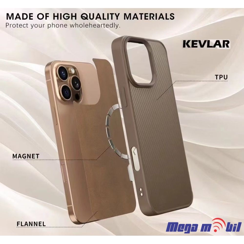 Futrola iPhone 15 Pro Max Kevlar grey