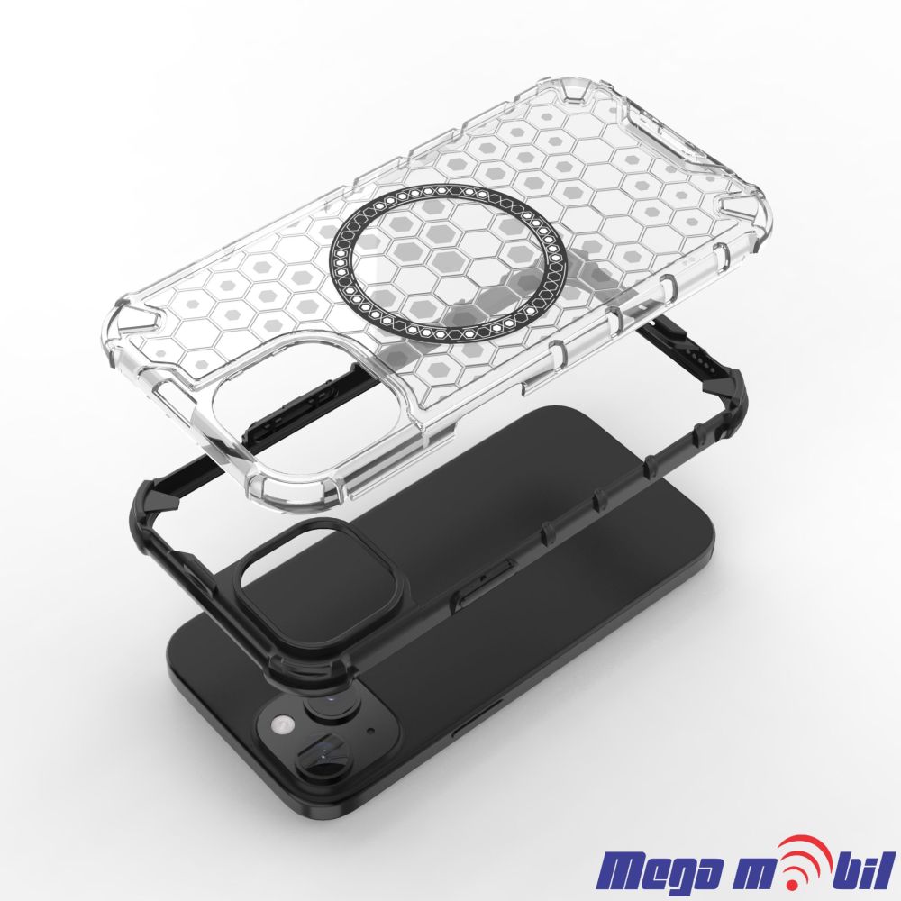Futrola iPhone 13 Hexagon transparent