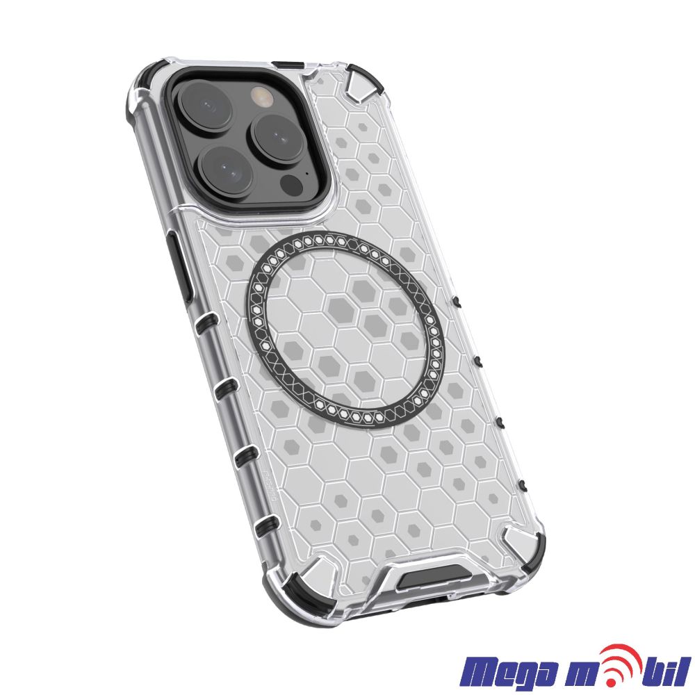 Futrola iPhone 15 Pro Max Hexagon transparent