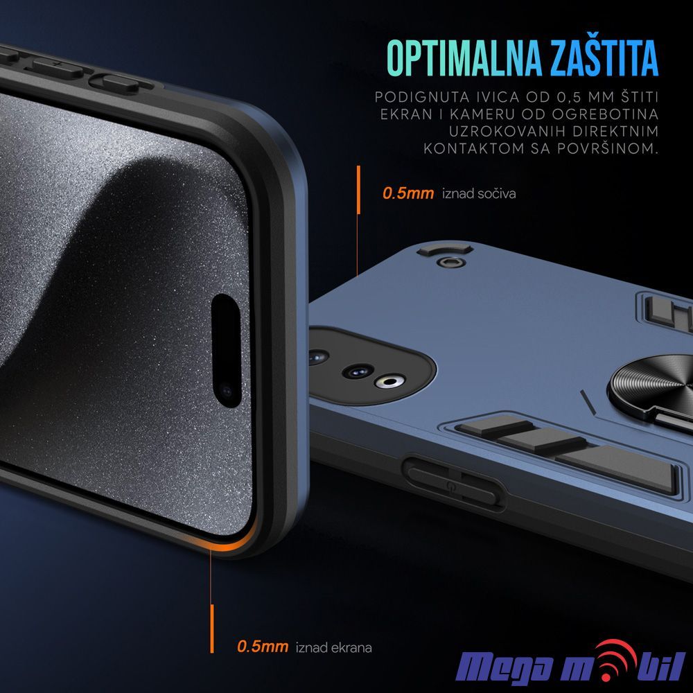 Futrola iPhone 16 Pro Max Hard Ring mint