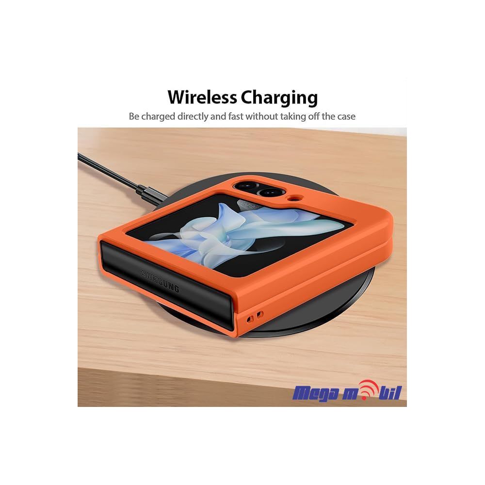 Futrola Samsung Galaxy Z Flip 6 Magsafe Color orange.