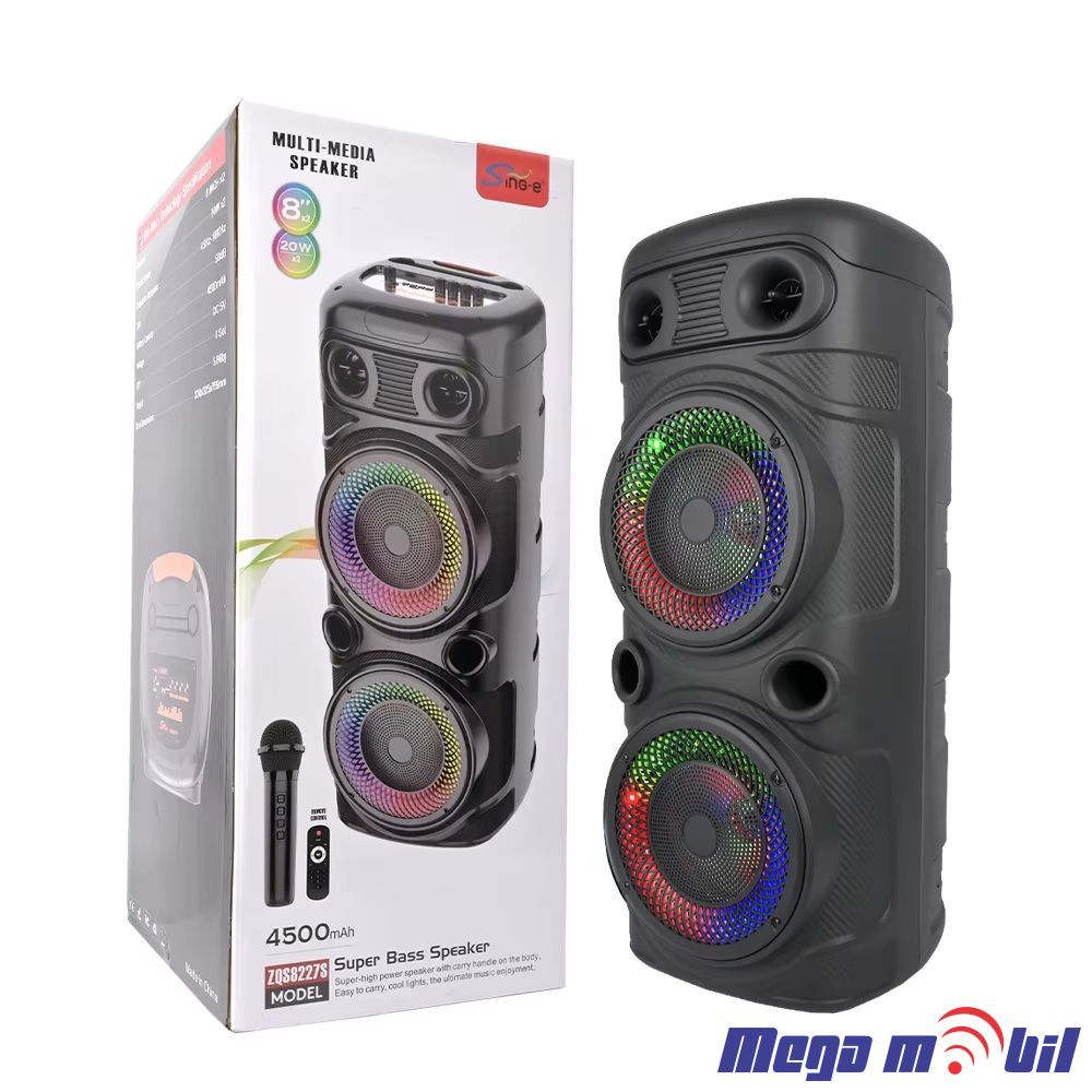 Zvucnik Bluetooth Karaoke ZQS8227S