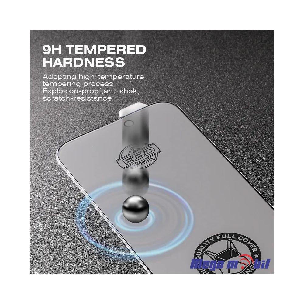 Tempered glass za iPhone 17/16 Pro X MAN Privacy