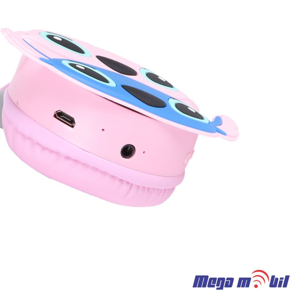 Slusalki Bluetooth Stitch AH-807S pink