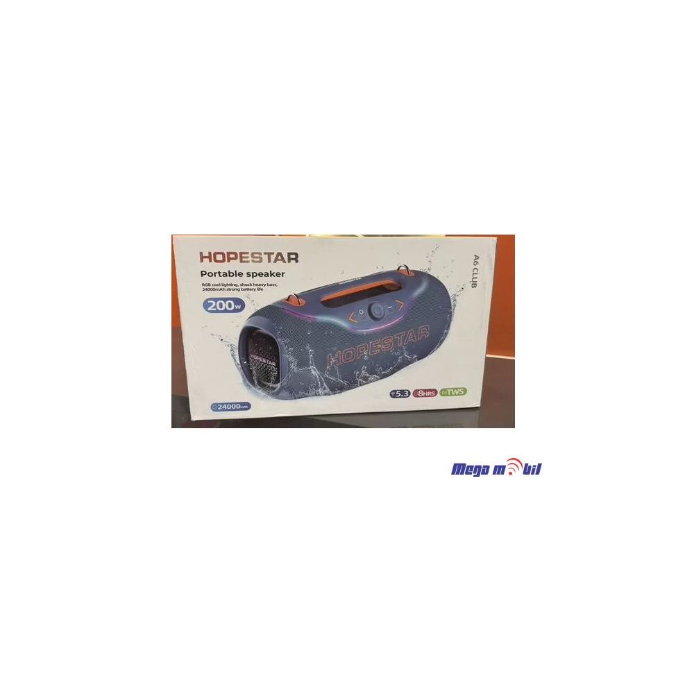 Zvucnik Bluetooth Karaoke Hopestar A6 Club so mikrofon grey