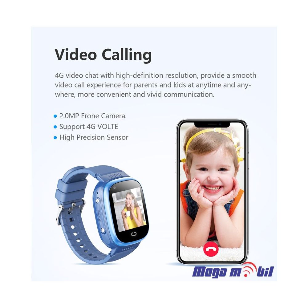 Smart Watch Kids LT08 blue.