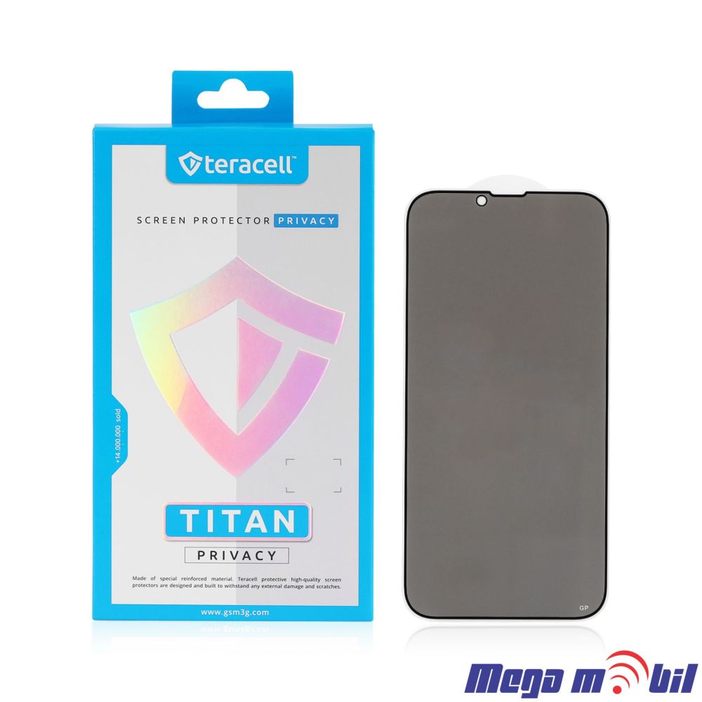 Tempered glass za iPhone 16 Pro Max TITAN Privacy