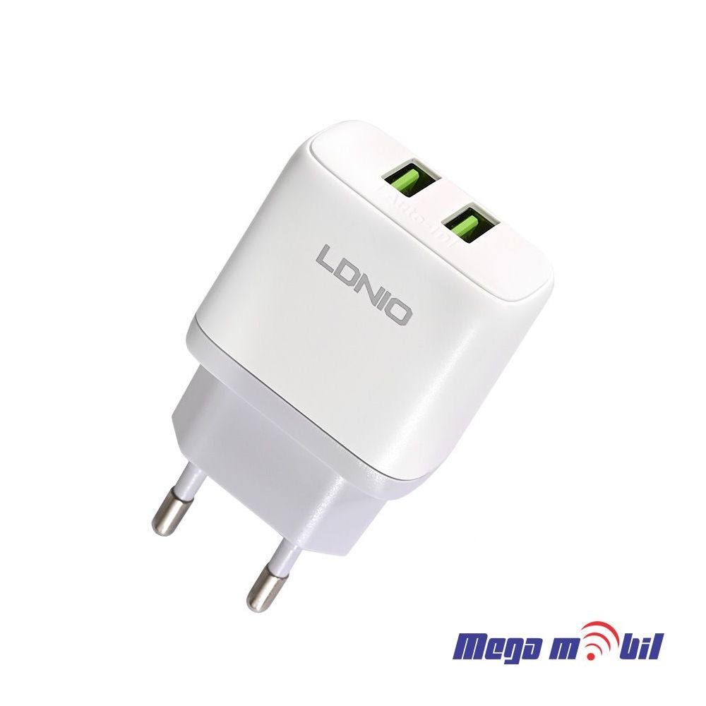 Polnac 220V LDNIO A2221 2USB 2.4A white