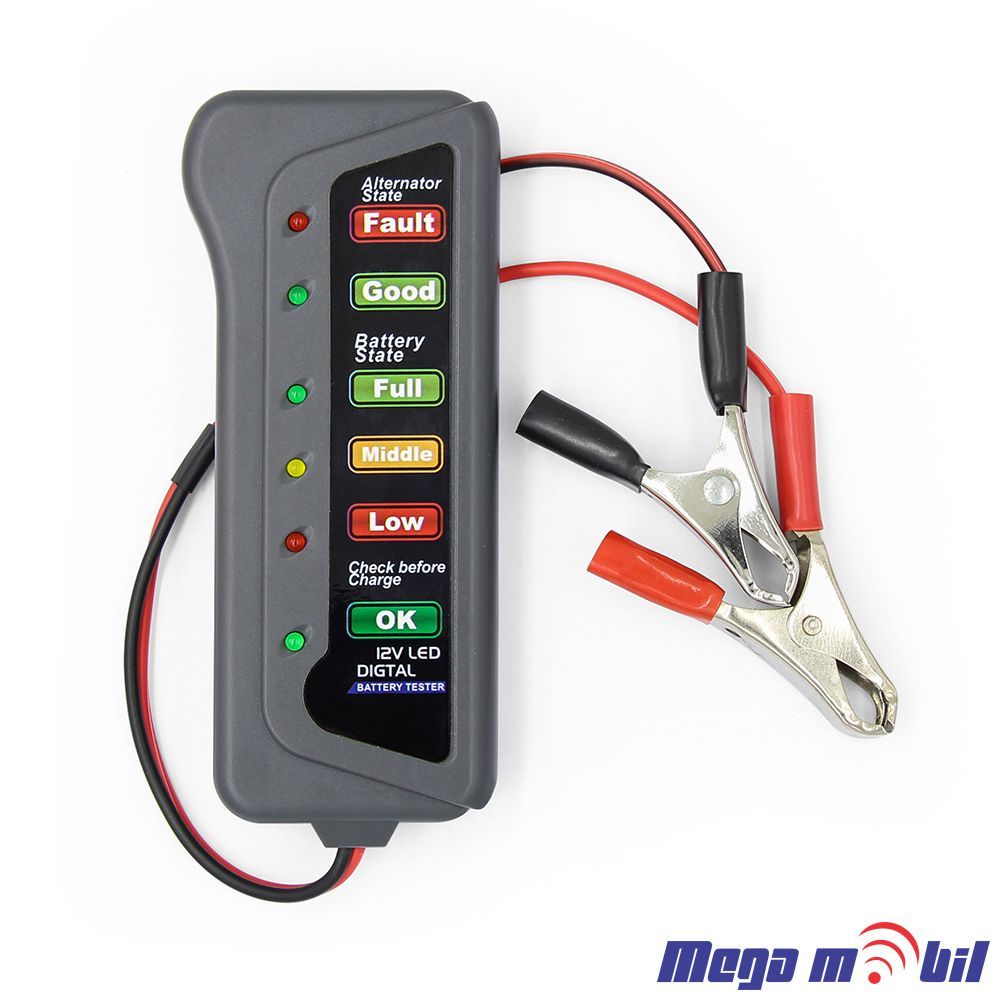 Tester za baterii digital 12V Led