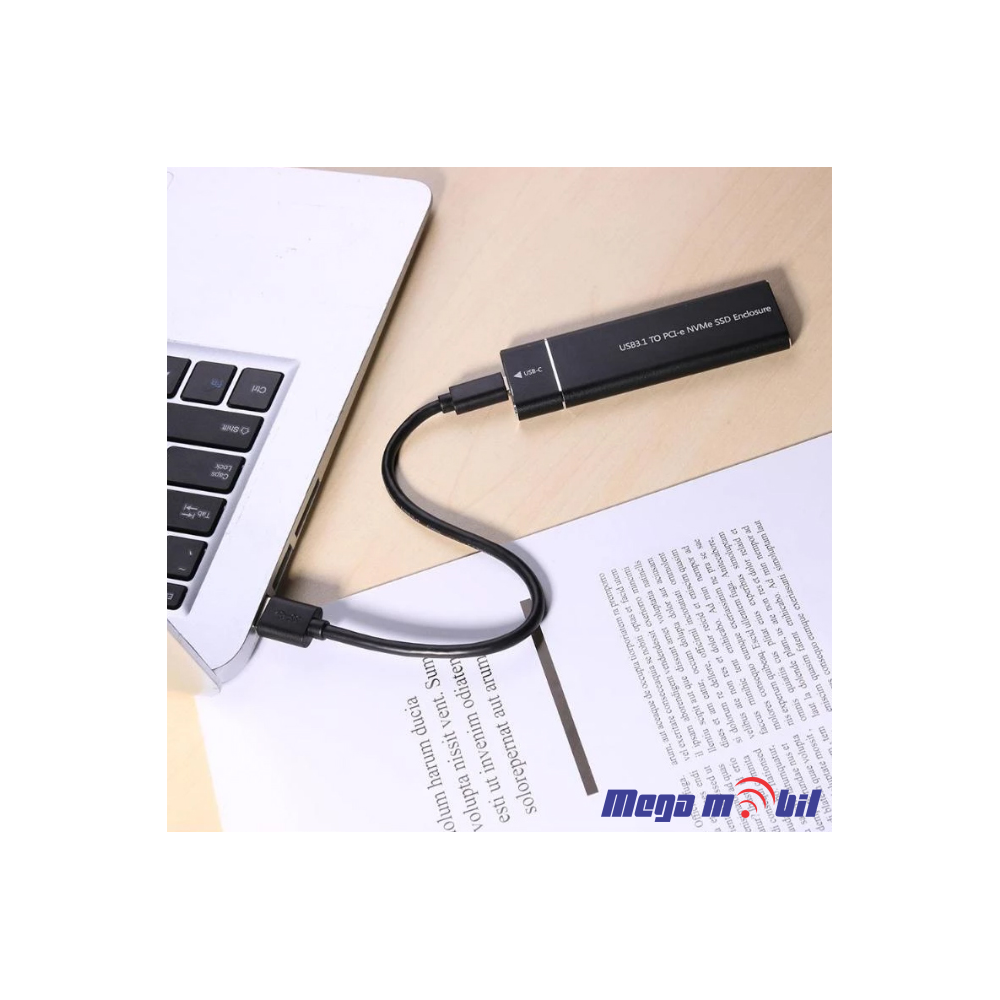 Adapter SSD NVMe na Type C