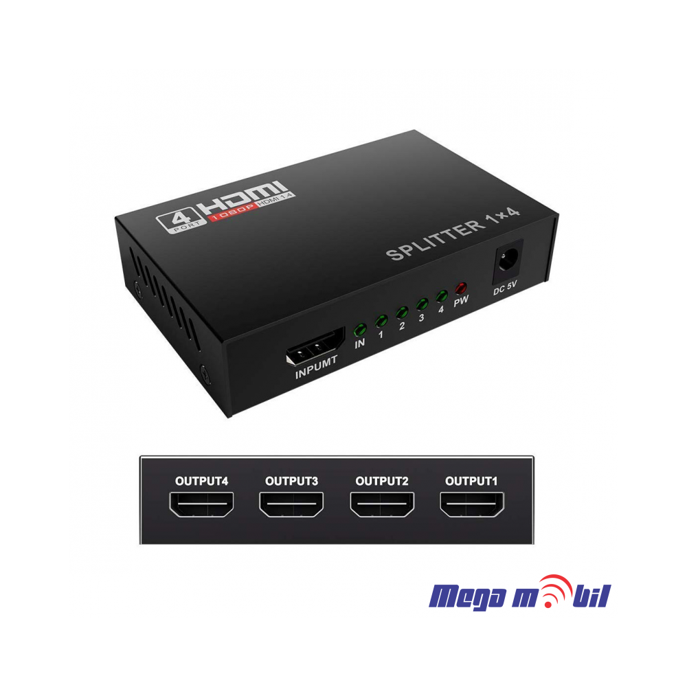 HDMI Spliter 4 port JWD-H14