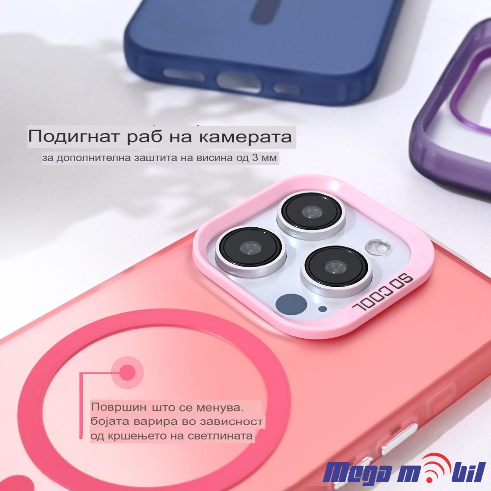 Futrola Samsung S25 Magsafe Clear blue