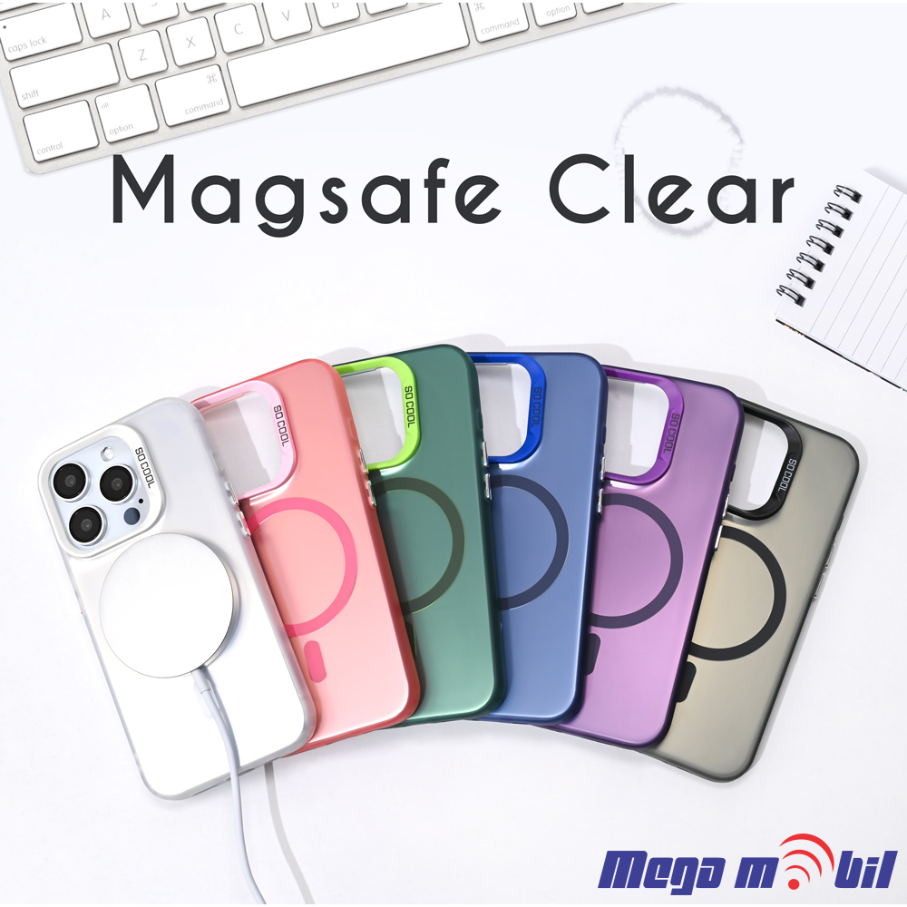 Futrola iPhone 16 Plus Magsafe Clear silver
