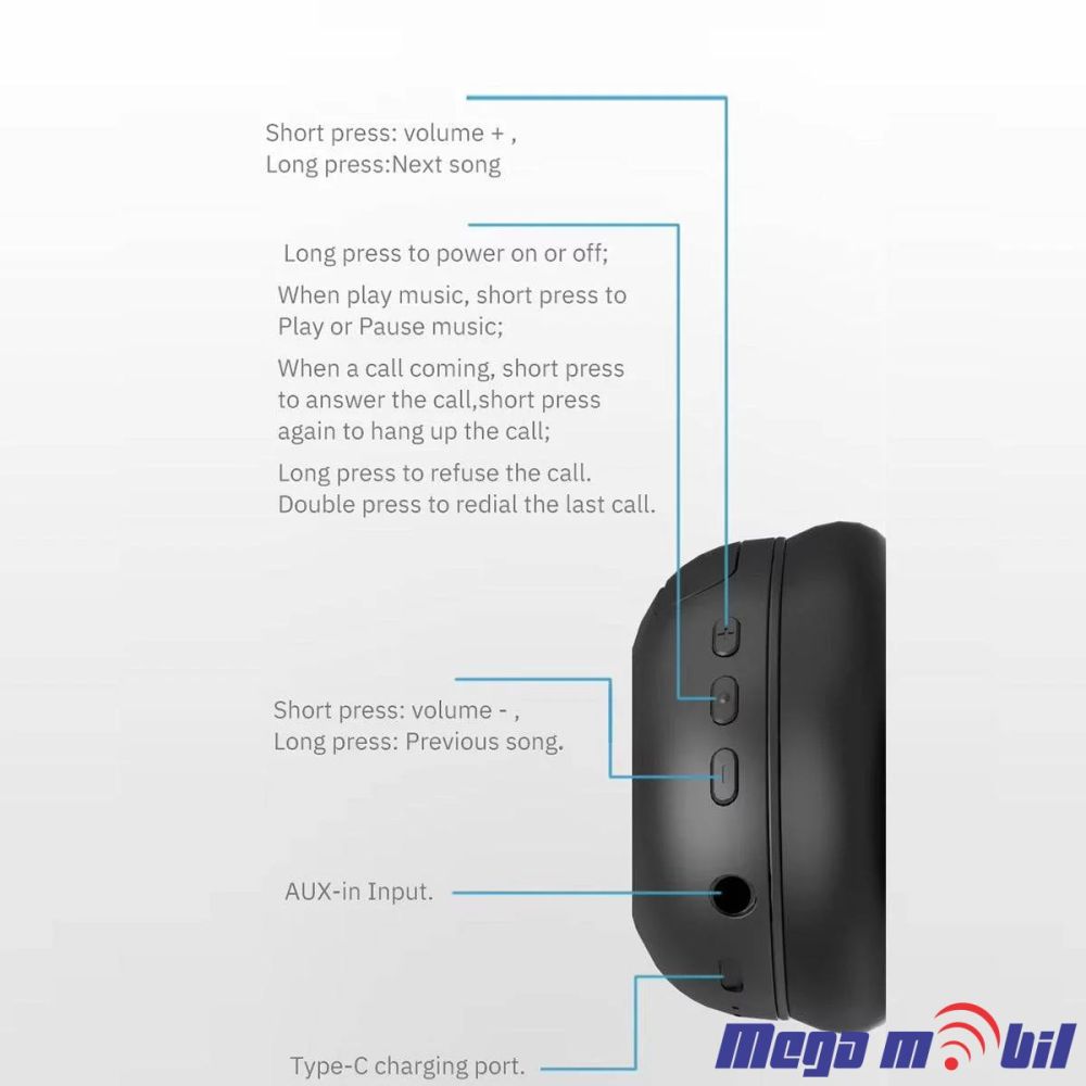 Slusalki Bluetooth APEX 5 black