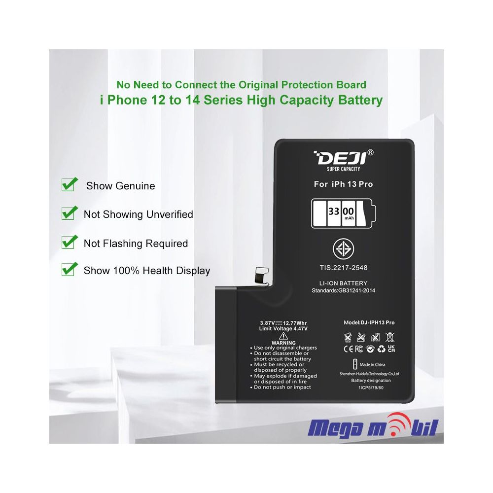 Baterija iPhone 15 Deji Decode (3520mAh) 