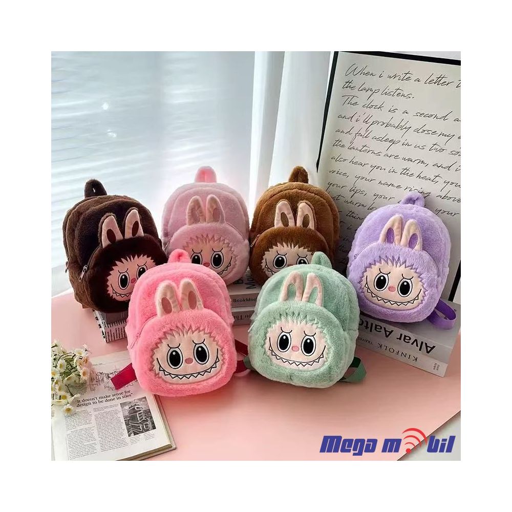 Labubu Big Head Ranec dark brown