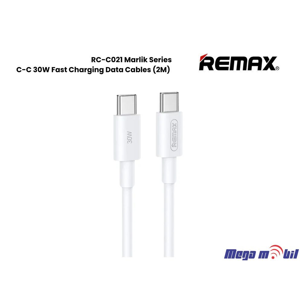 Data Kabel Type C PD REMAX Marlik RC-C021 30W 1m Fast white