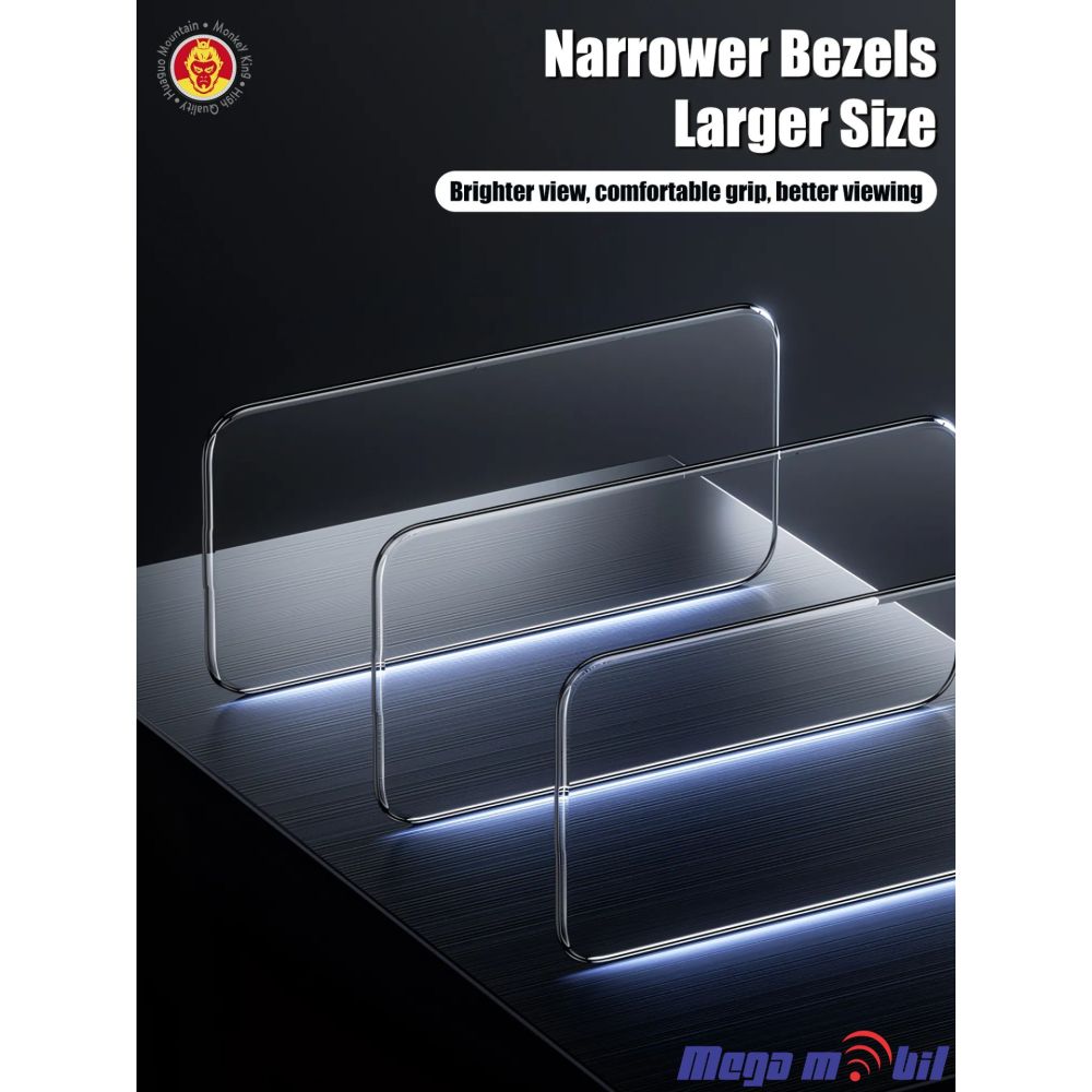 Tempered glass za Samsung A17 5G/ A176B Black Monkey King