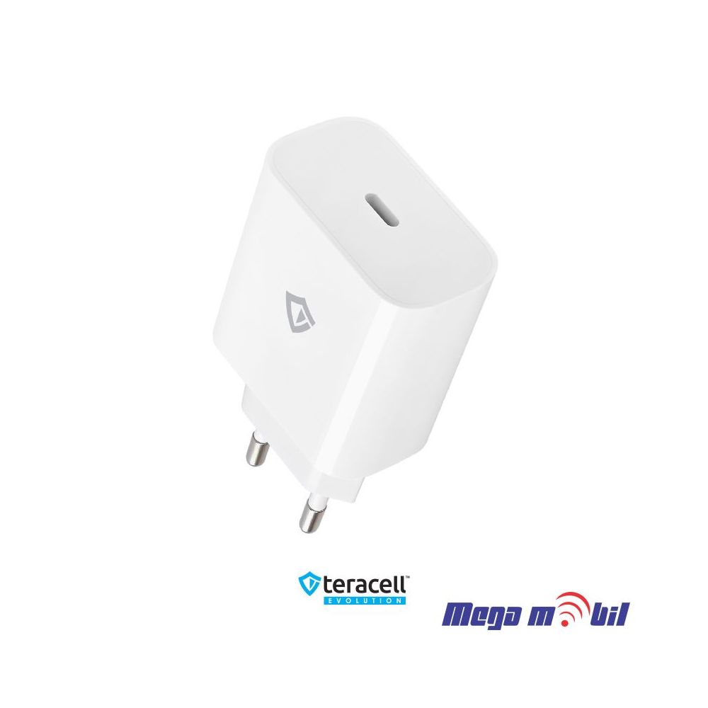 Polnac 220V iPhone Teracell Evolution TC-18 PD 30W white 