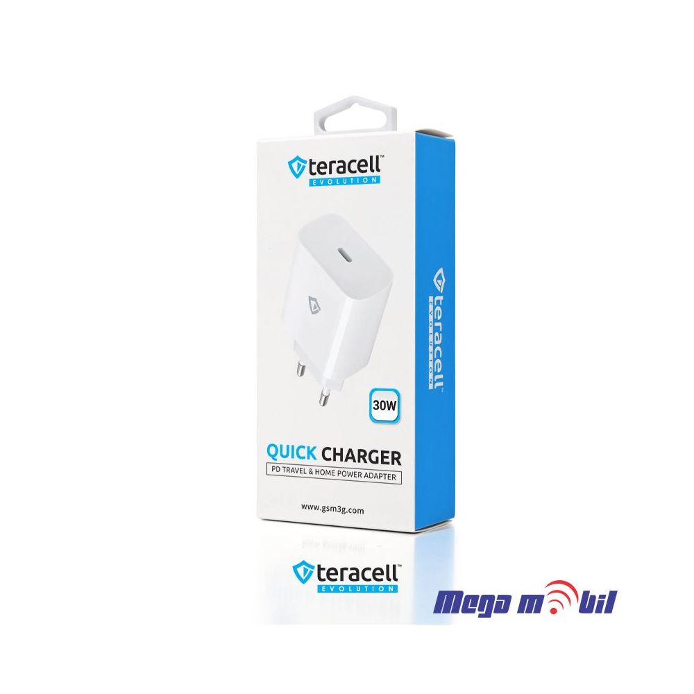 Polnac 220V iPhone Teracell Evolution TC-18 PD 30W white 